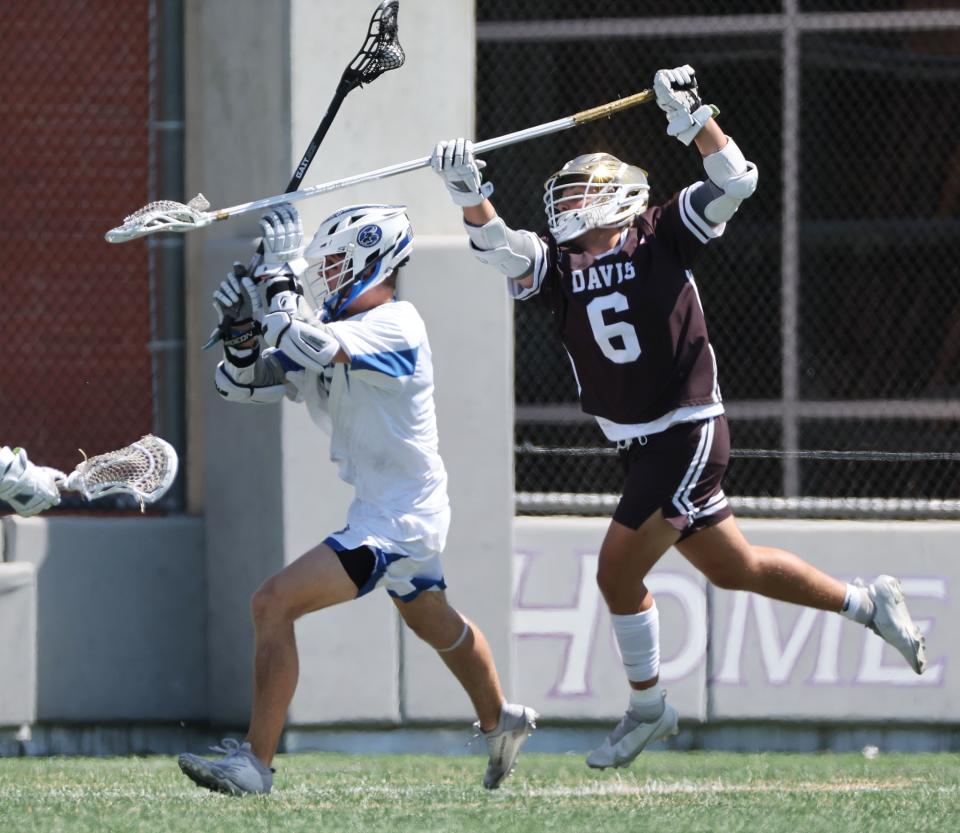 Fremont vs. Davis in the 6A boys lacrosse state semifinal in Salt Lake City on Wednesday, May 24, 2023. Fremont won in the second overtime. | Jeffrey D. Allred, Deseret News