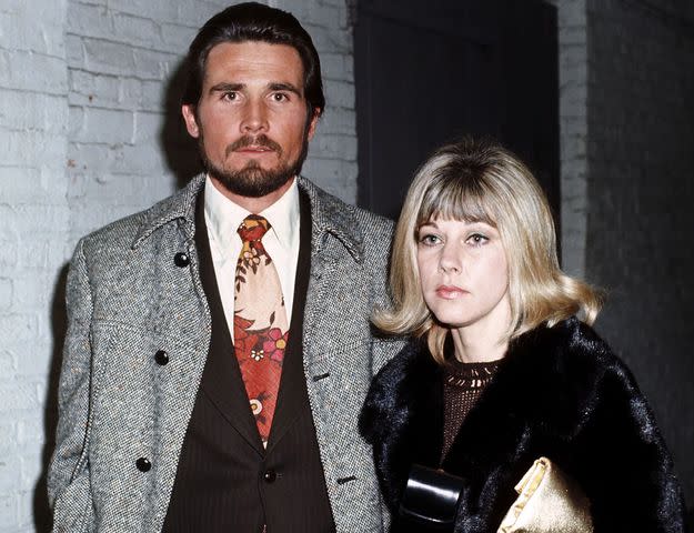 <p>Ron Galella/Ron Galella Collection/Getty </p> James Brolin and his mom Jane Cameron Agee attend James Brown in Concert on March 18, 1971.