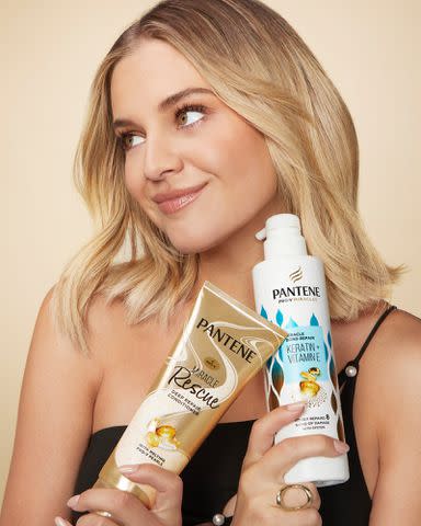 <p>Courtesty of Pantene</p> Kelsea Ballerini