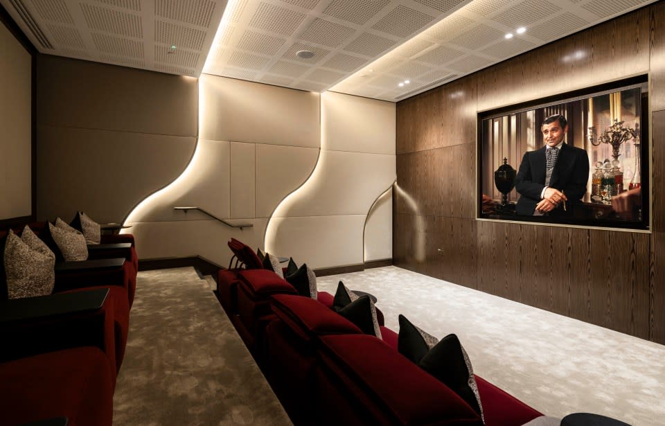 PARK MODERN: Residents have access to a private cinema room.