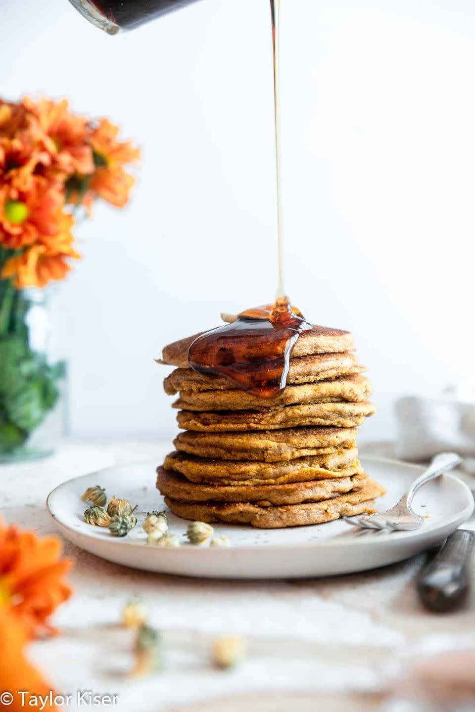 Whole Wheat Pumpkin Pancakes