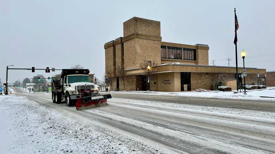 Snow plow in Columbia (Courtesy: City of Columbia)