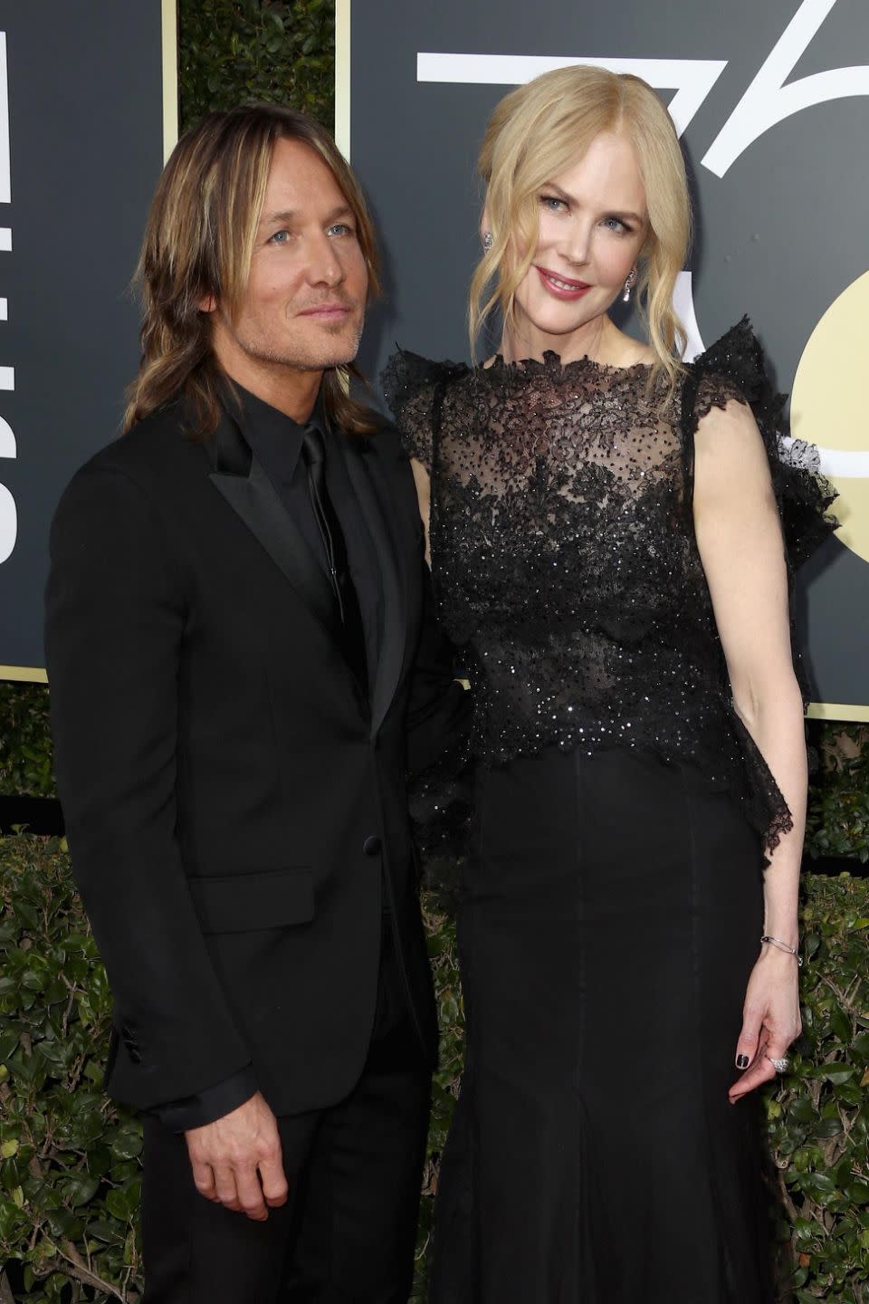 Nicole Kidman and Keith Urban, here at the 2018 Golden Globes, are reportedlu 