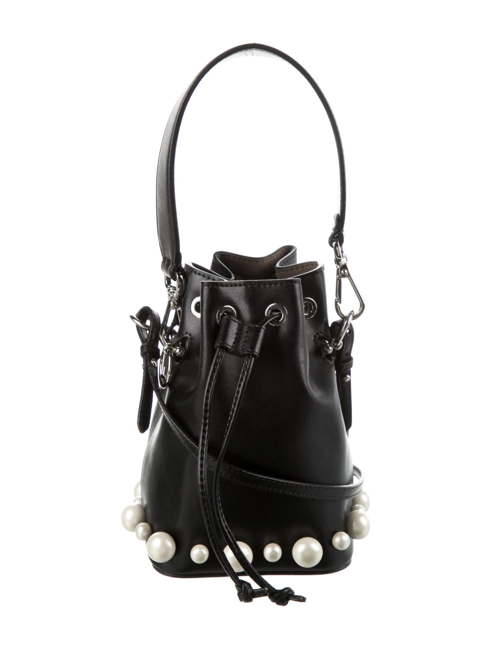 Fendi Mini Pearl Mon Tresor Bucket Bag