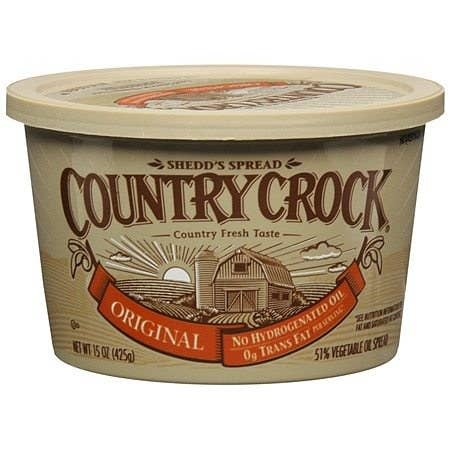 A container of Country Crock margarine