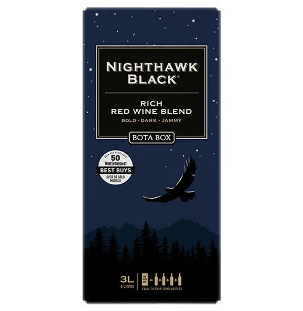 Bota Box Nighthawk Black Rich Red Wine Blend