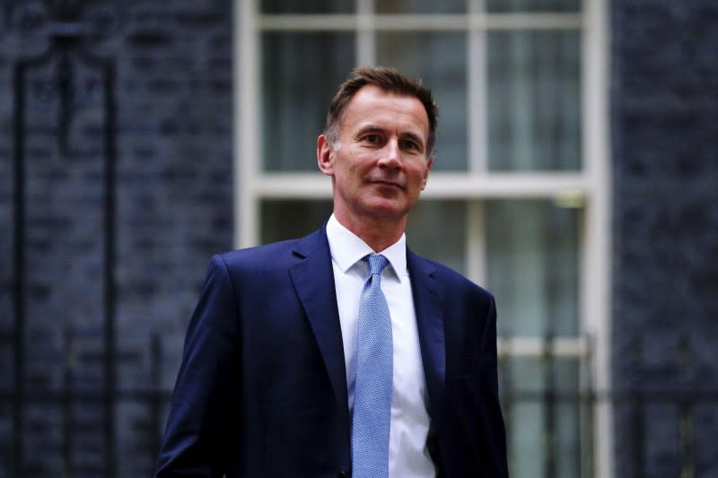 2022年10月，英國新任財政大臣（Jeremy Hunt）（AP）