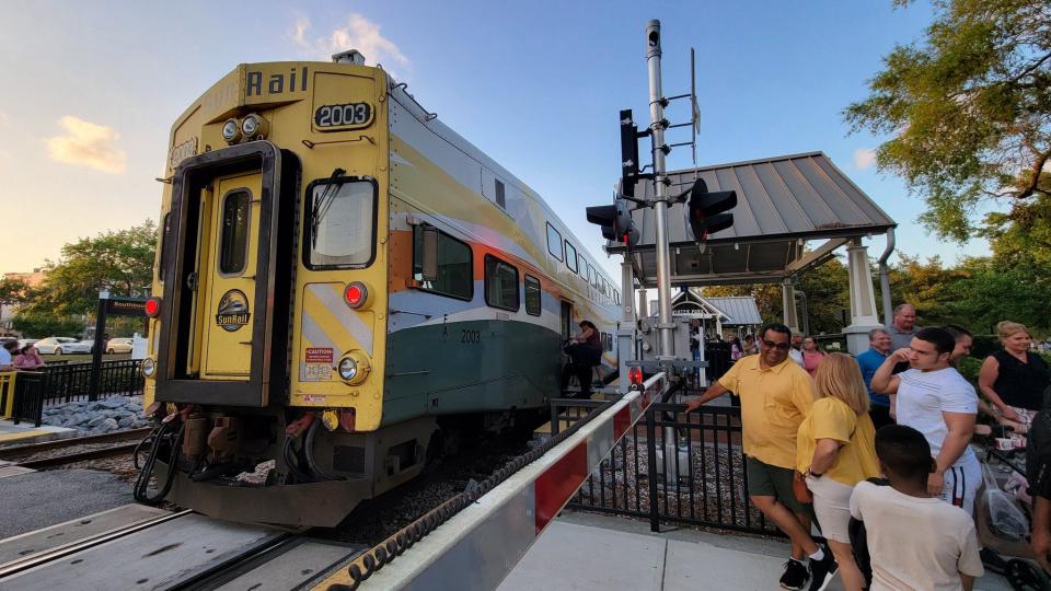 The Central Florida commuter train line provided free rides to residents as part of a special service on March 4.