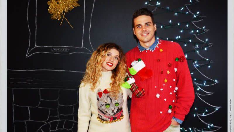 diy couple's christmas sweaters