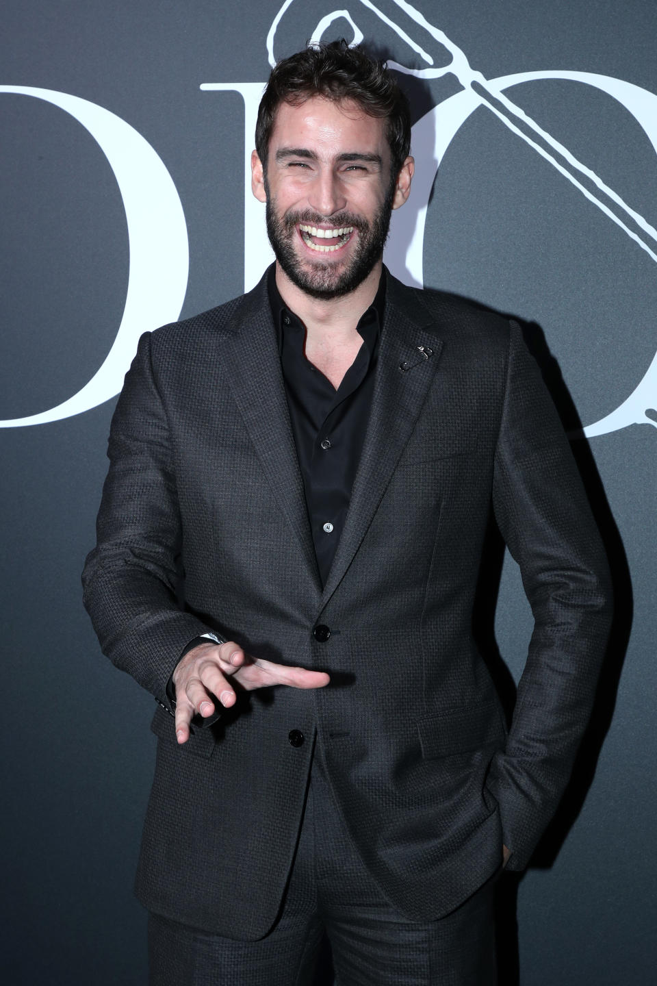 PARIS, FRANCE - JANUARY 17: Fernando Guallar attends the Dior Homme Menswear Fall/Winter 2020-2021 show as part of Paris Fashion Week on January 17, 2020 in Paris, France. (Photo by Bertrand Rindoff Petroff/Getty Images)