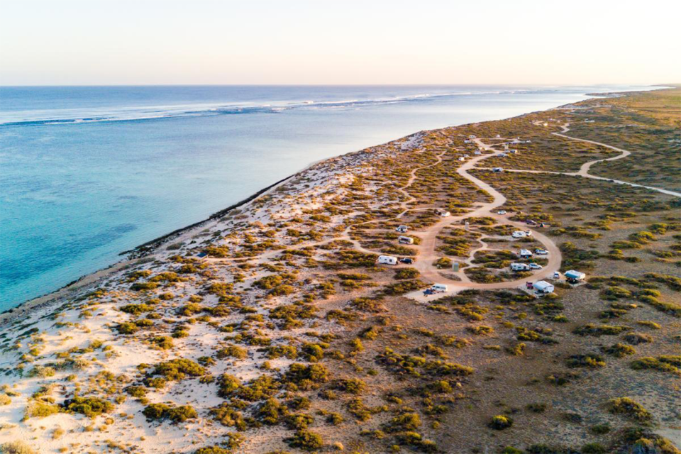 The Shire of Exmouth Council campground.