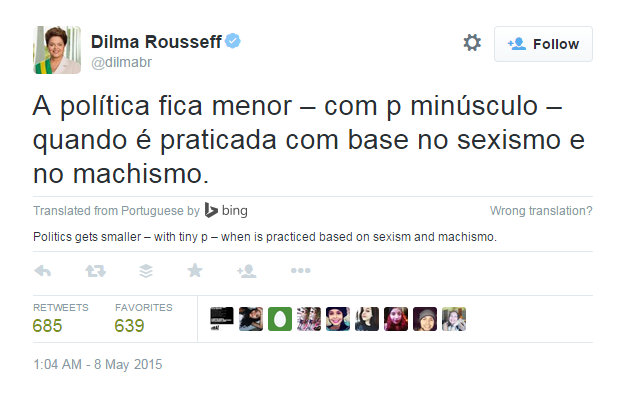 dilma tweet