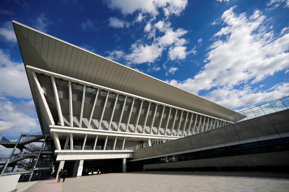 Das Tokyo Aquatics Centre wurde eigens für die Spiele gebaut (Bild: REUTERS/Issei Kato)