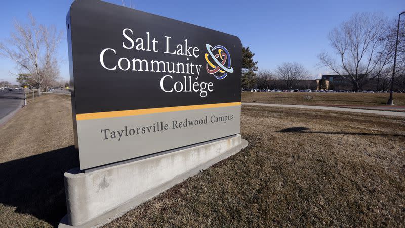 The Salt Lake Community College Taylorsville Redwood Campus is pictured in Taylorsville on Feb. 19, 2020.