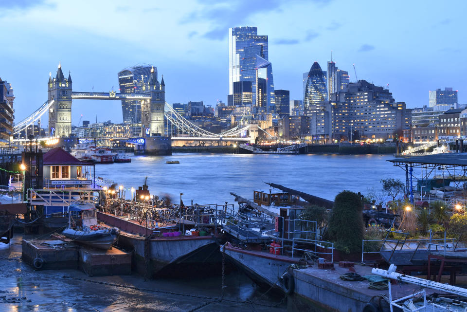 Marek Stepan's image 'City of Landmarks' shows the bright lights of London.