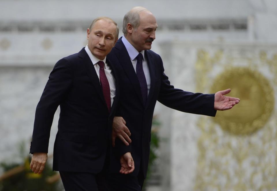 <div class="inline-image__caption"><p>Putin and Lukashenko in Minsk, Belarus, on Feb. 11, 2015.</p></div> <div class="inline-image__credit">Sefa Karacan/Anadolu Agency/Getty</div>