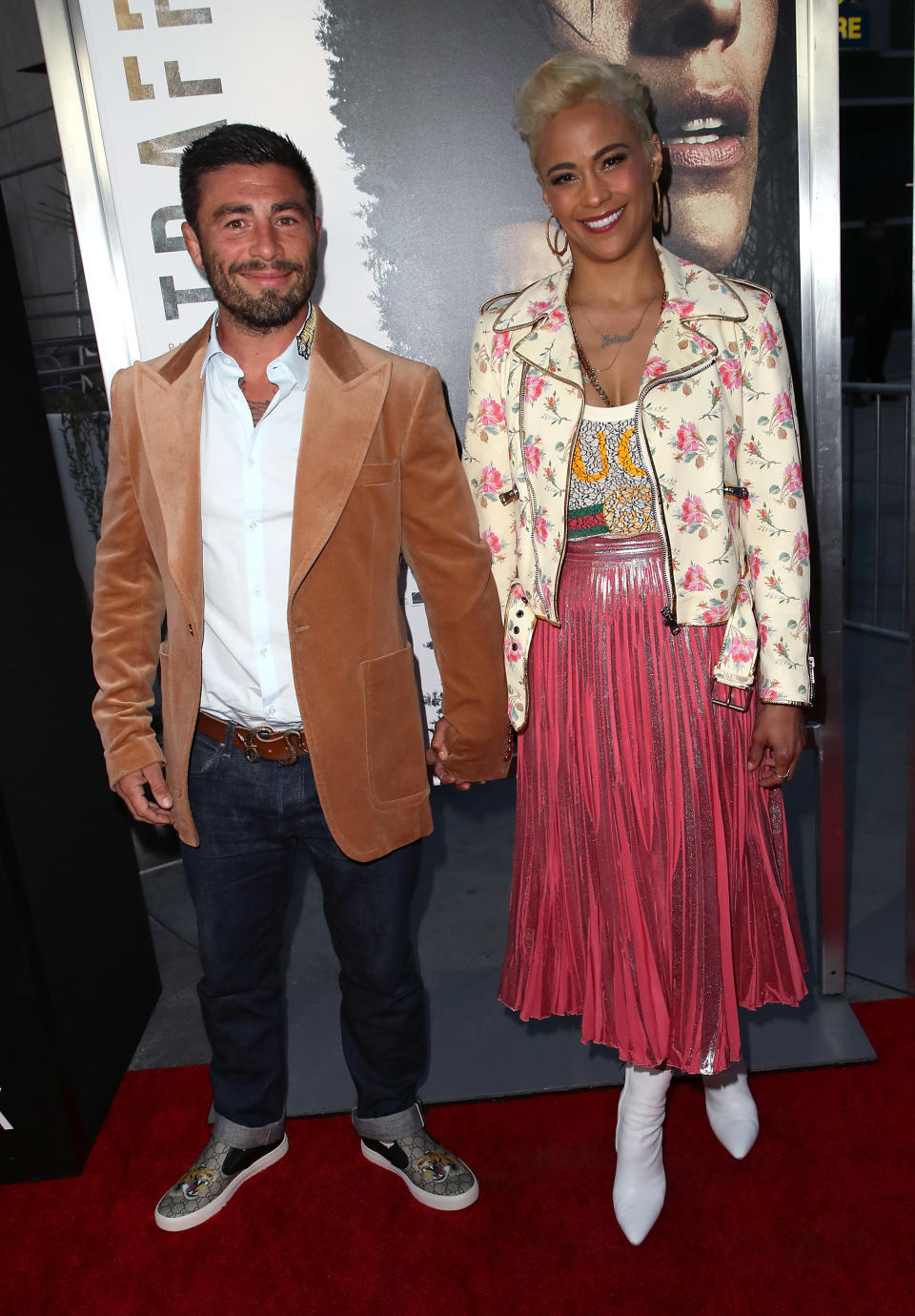 Real estate agent Zach Quittman and actress Paula Patton attend the premiere of <em>Traffik</em> at ArcLight Hollywood on April 19, 2018. (Photo: David Livingston/Getty Images)