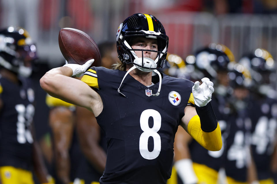Kenny Pickett and the Pittsburgh Steelers had a strong preseason. (Photo by Todd Kirkland/Getty Images)