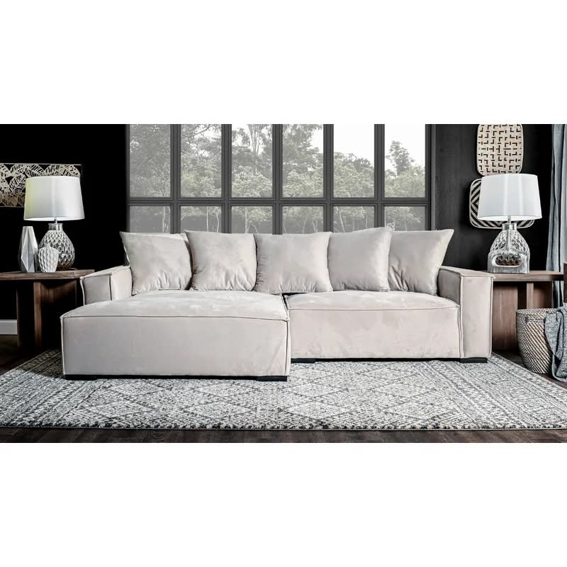 Madison 108" Wide Left Hand Facing Sofa & Chaise