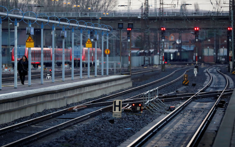 German rail workers hold nationwide strike