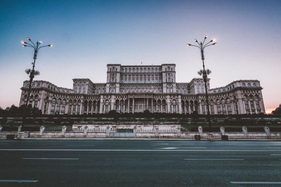 The world's second largest administrative building is The Palace of the Parliament (or The People's House) in Bucharest.