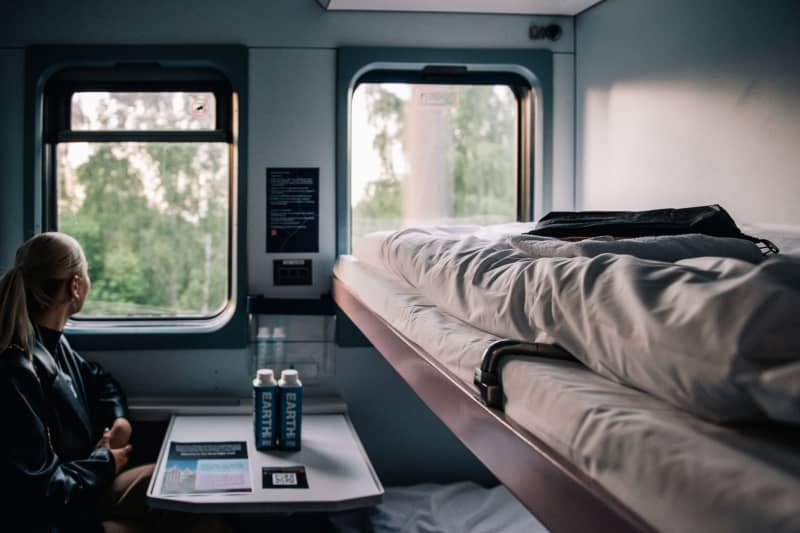 Night-time trips from Brussels to Prague via Berlin and Dresden on the European Sleeper train cost between €19 for a seat and €139 for a bed. Zacharie Scheurer/dpa