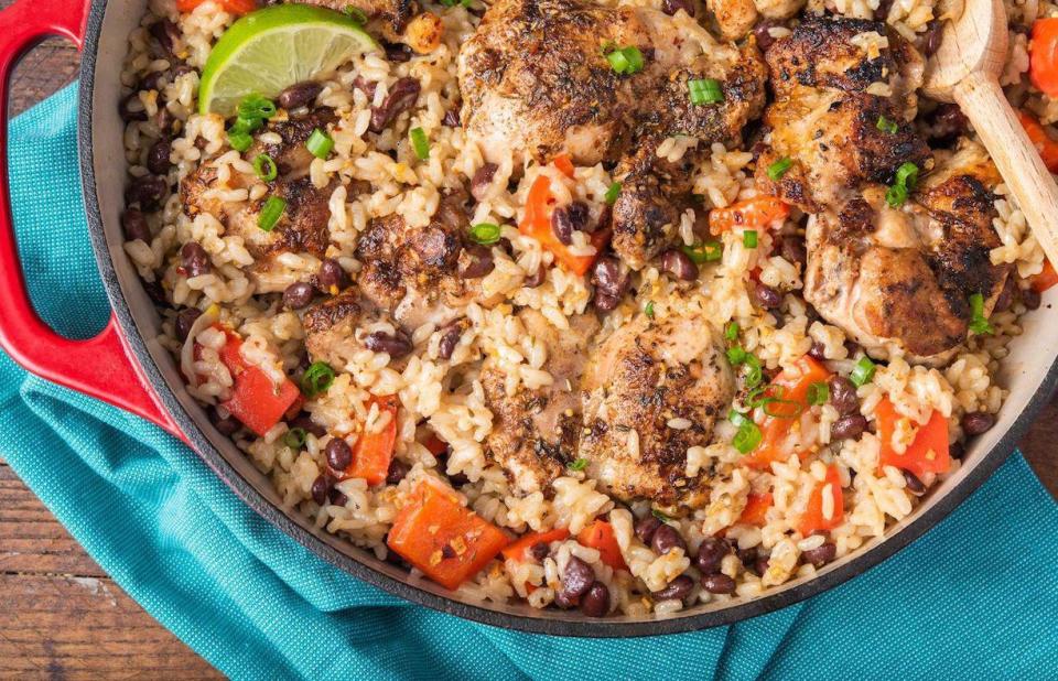 Caribbean Jerk Chicken & Rice