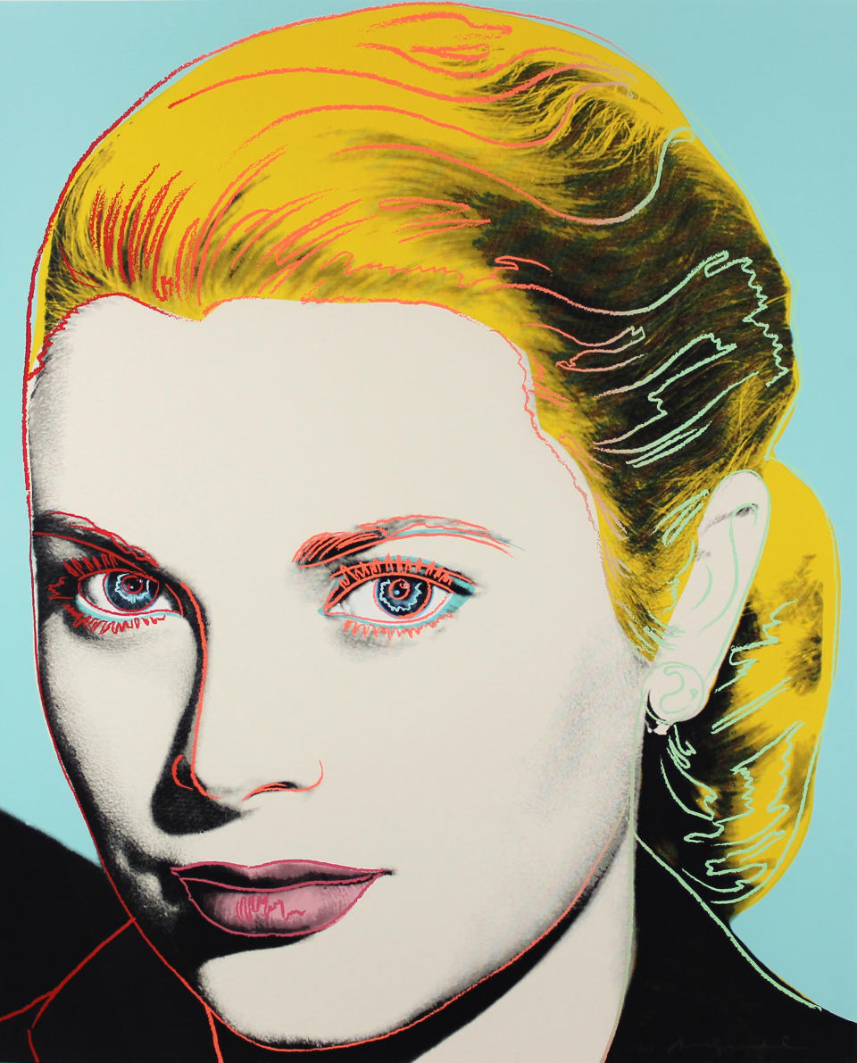 Andy Warhol’s portrait of Grace Kelly will be among the artworks on display (Gormleys/PA)