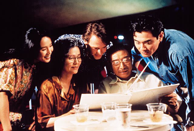 <p>Samuel Goldwyn Films/ Everett</p> May Chin, Ah-Lea Gua, Mitchell Lichtenstein, Sihung Lung, and Winston Chao in 'The Wedding Banquet'