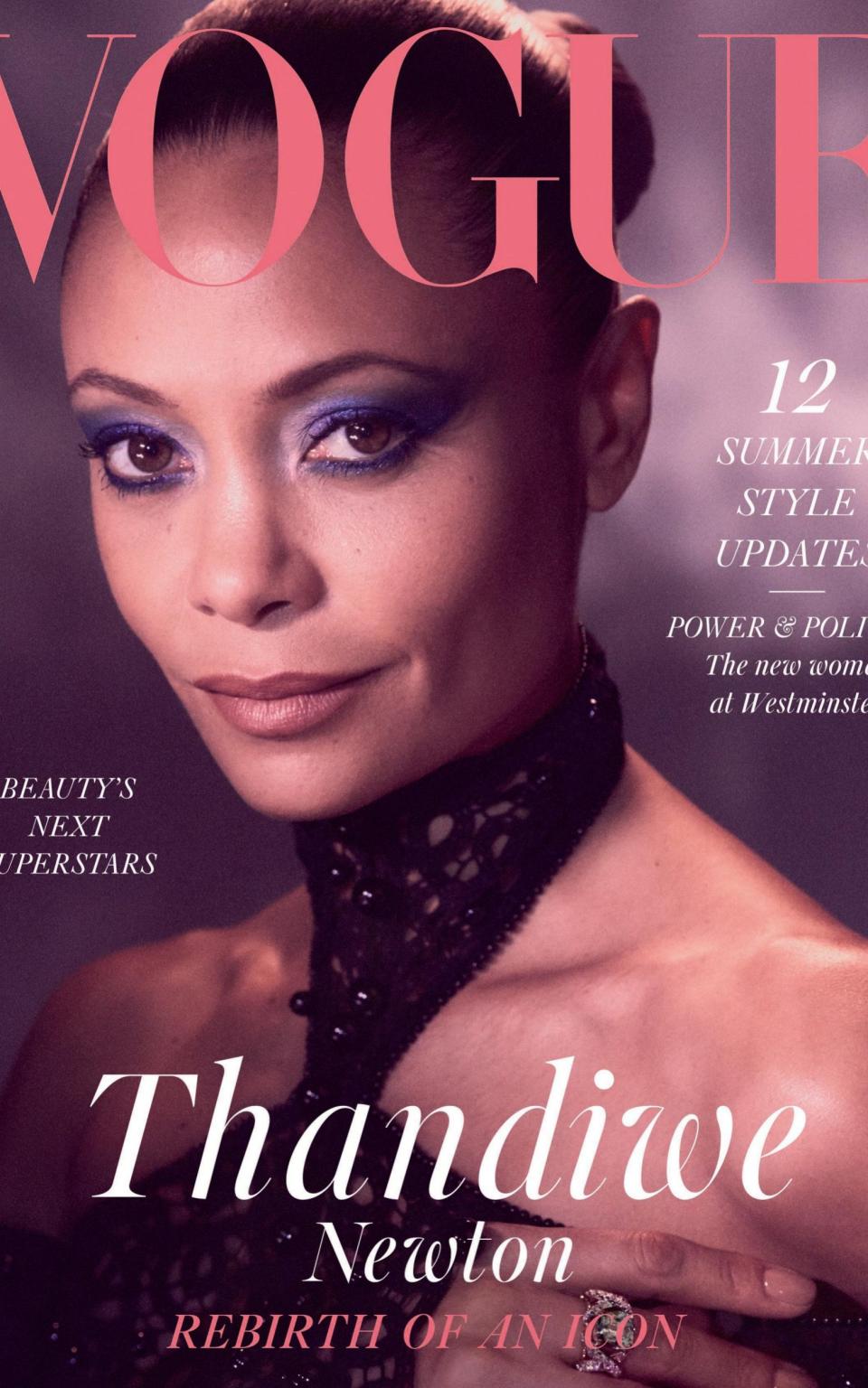 Thandiwe Newton on the cover of Vogue