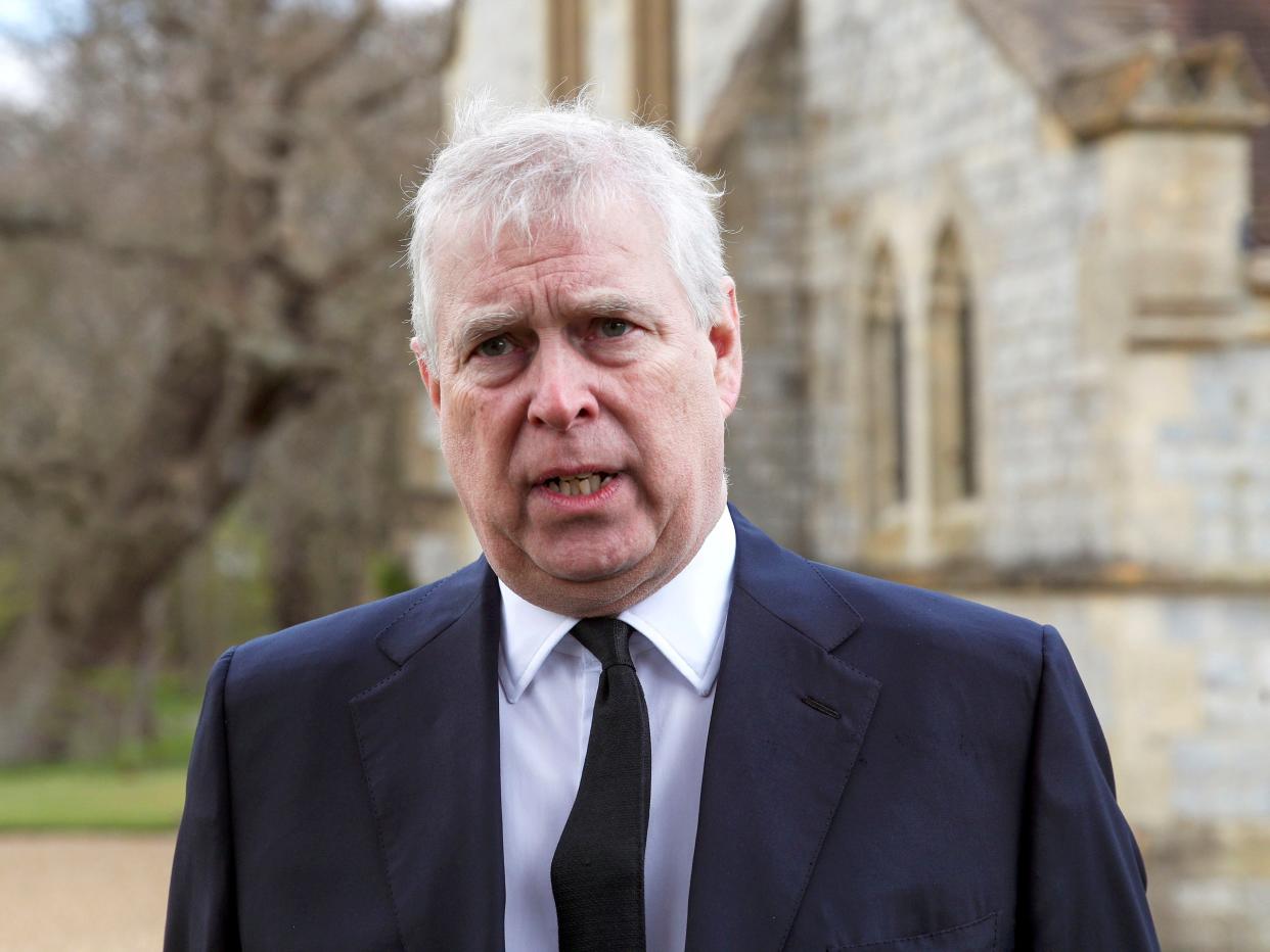 Prince Andrew has been accused of ‘playing ‘hide and seek’ as a judge ruled sex assault case papers could be served in the US (Steve Parsons/PA)