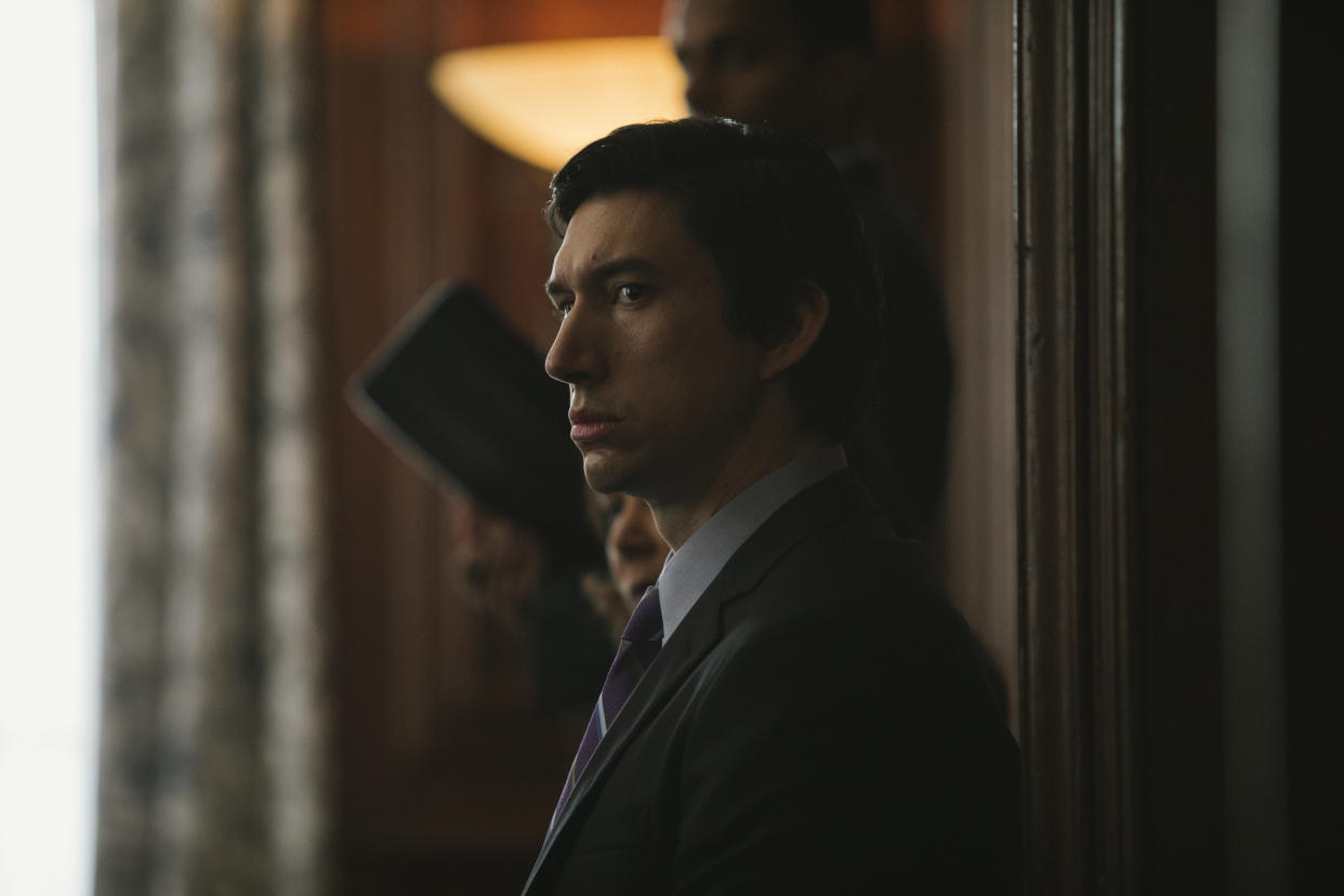 Adam Driver in The Report. (Amazon Studios)