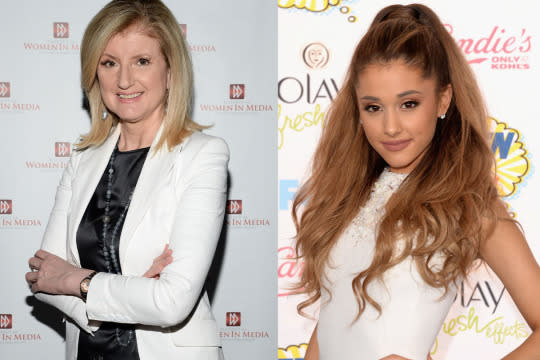 ARIANNA (Huffington) and ARIANA (Grande)