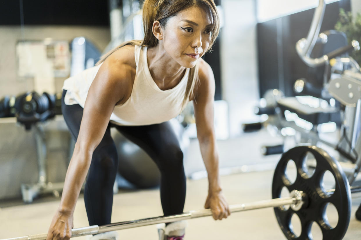 Strength training pays off years later, a new study finds. (Getty Creative)