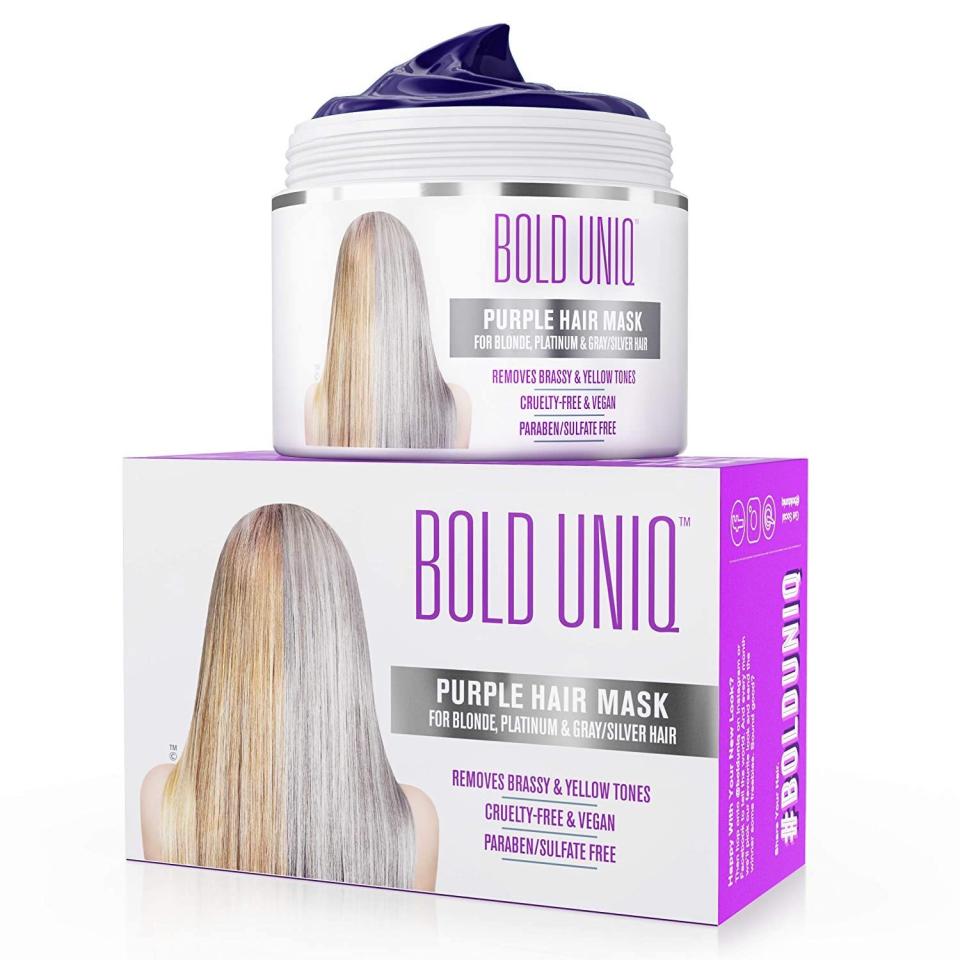 Purple Hair Mask for Blonde, Platinum &amp; Silver Hair