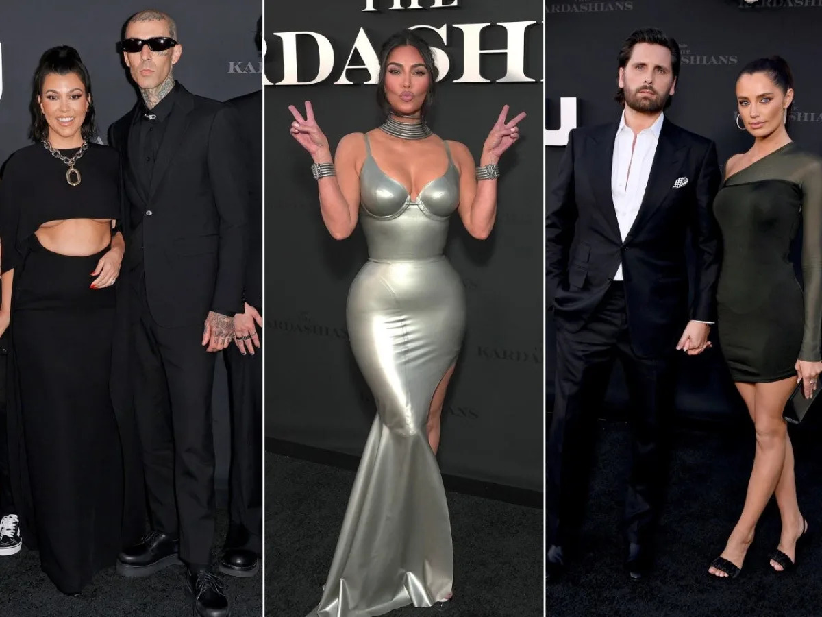 What everyone wore to the red-carpet premiere of the Kardashians' new Hulu show