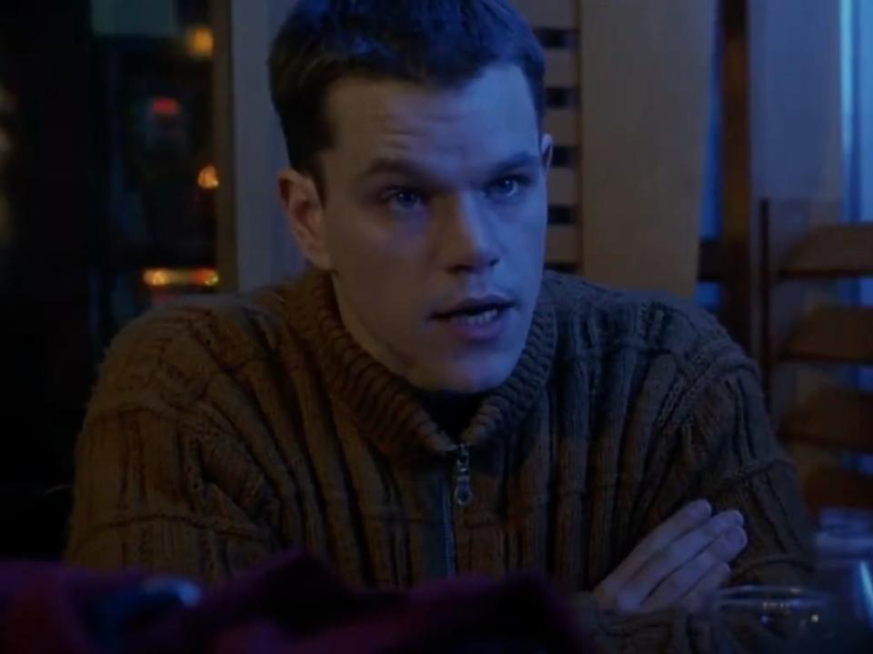 Matt Damon in "The Bourne Identity" (2002).