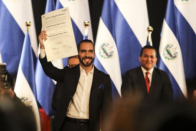 Bukele, el día de la certificación de su triunfo