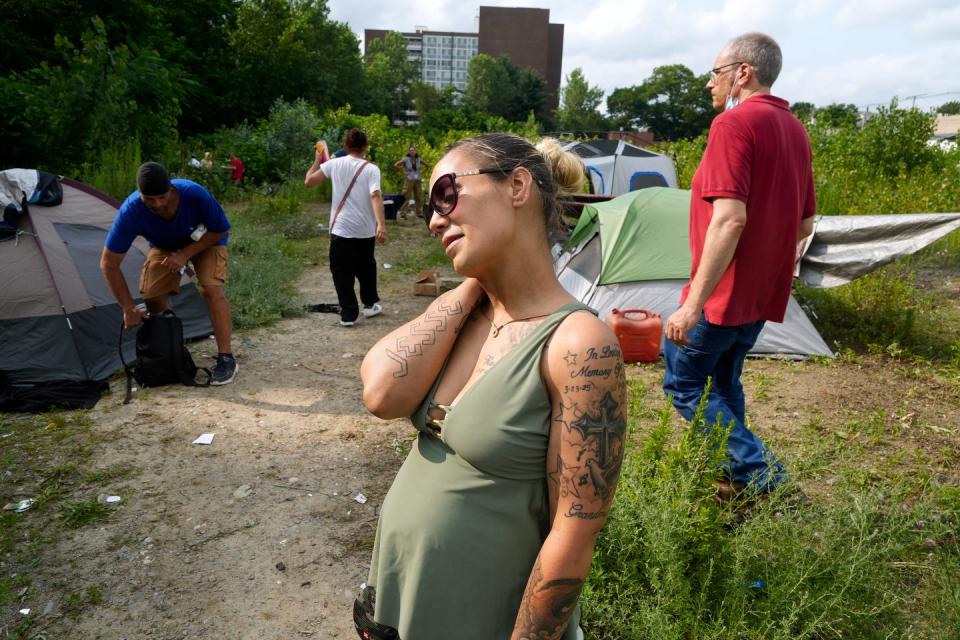 Mikki Adams reflects on how she came to live in a tent in an encampment in Providence and what could be done to help others in the same predicament.