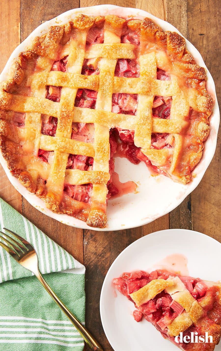 Strawberry Rhubarb Pie - Delish.com