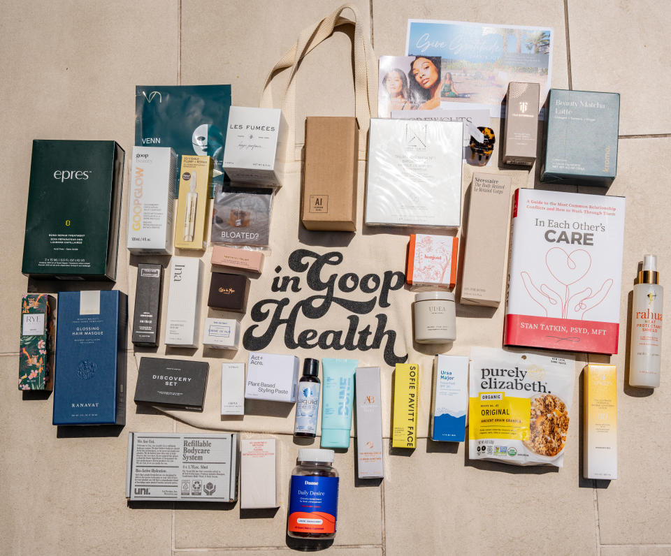 Products included at the In Goop Health Summit 2024 in Carlsbad, California.
