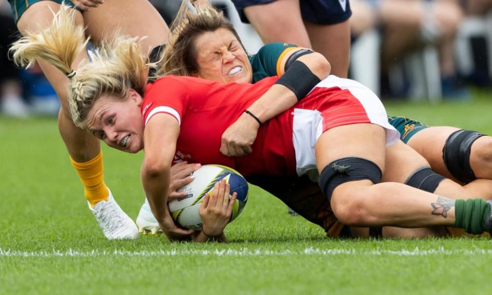 Alex Callender, pictured in action against Australia at the World Cup