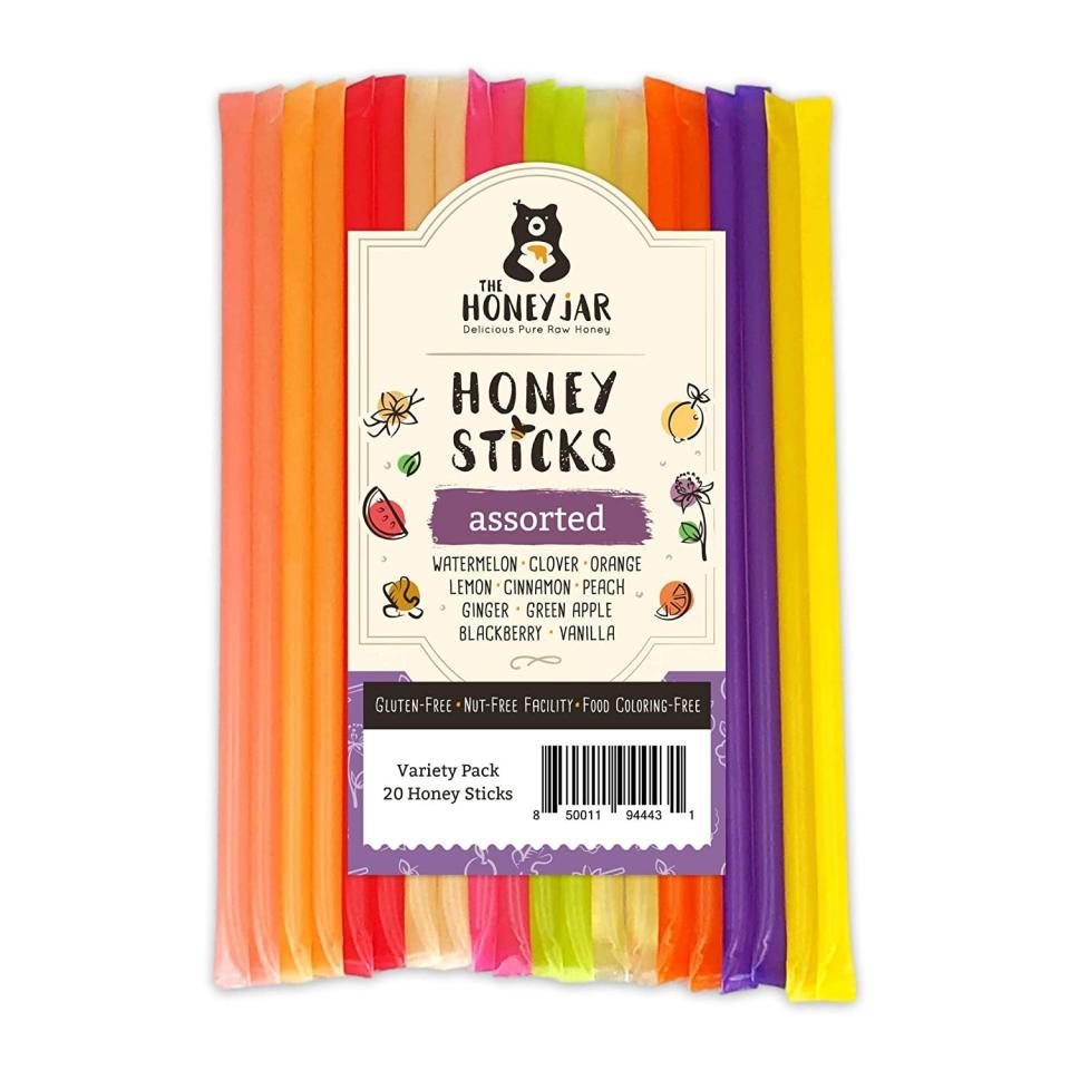 The Honey Jar Variety Pack Raw Honey Sticks