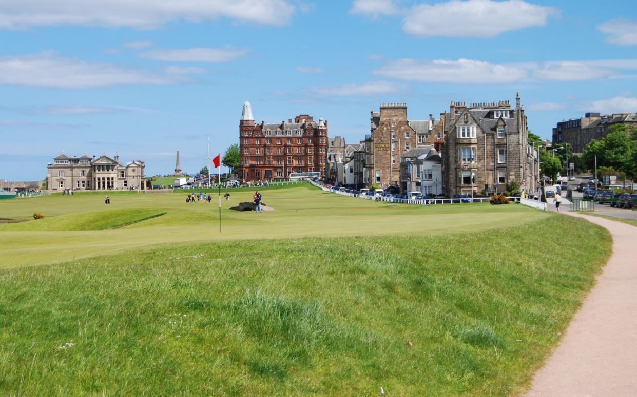 A view of the old course at St. Andrews