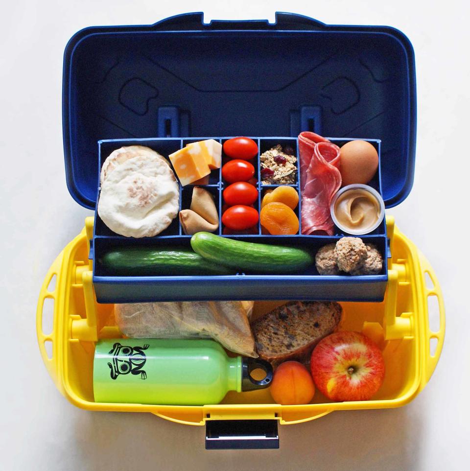 Turn a fishing tackle or craft box into a bento