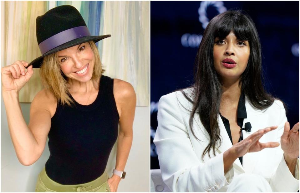 Wellness influencer Deborah Capaccio (left) and activist Jameela Jamil (right).