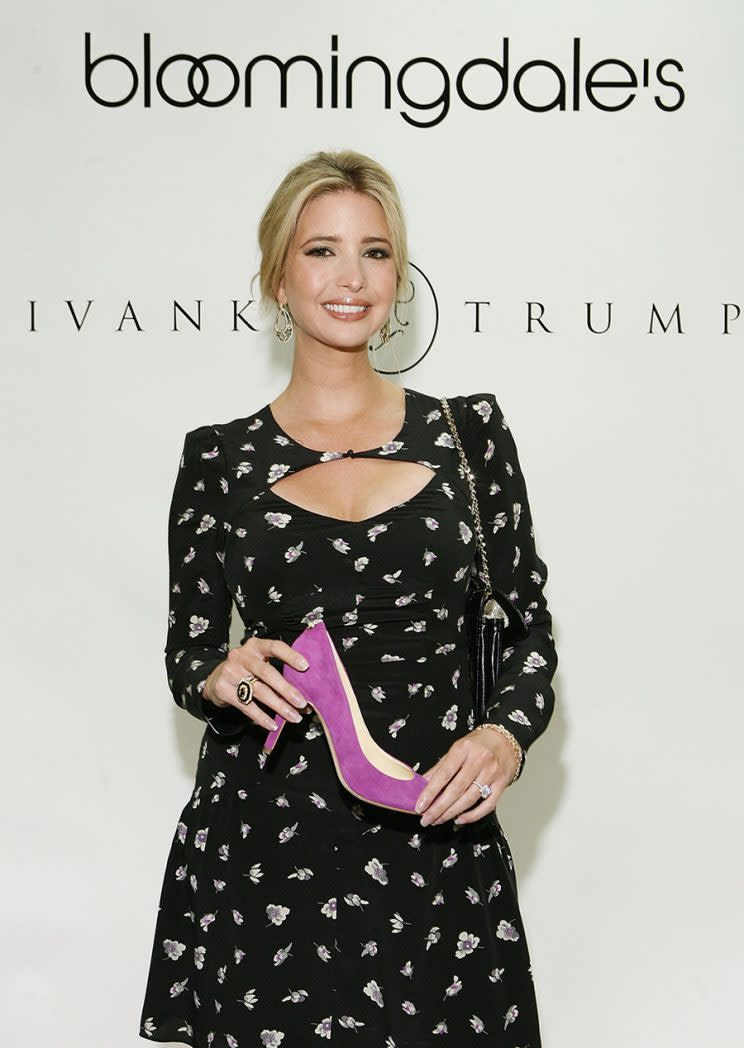 Although several stores have been under pressure to drop Ivanka Trump’s brand, most cited poor sales as the reason. (Photo: Getty Images)