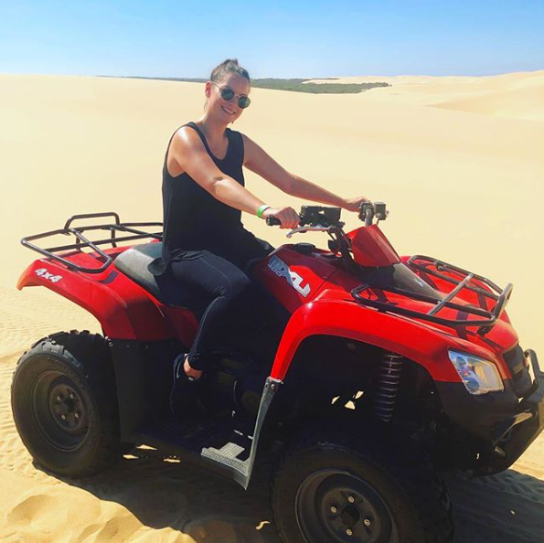 After spending an hour on the quad-bike riding tour I didn’t want it to end. What a fun experience, and 100% of the tour sales go back to looking after the local flora and fauna. Source: Supplied