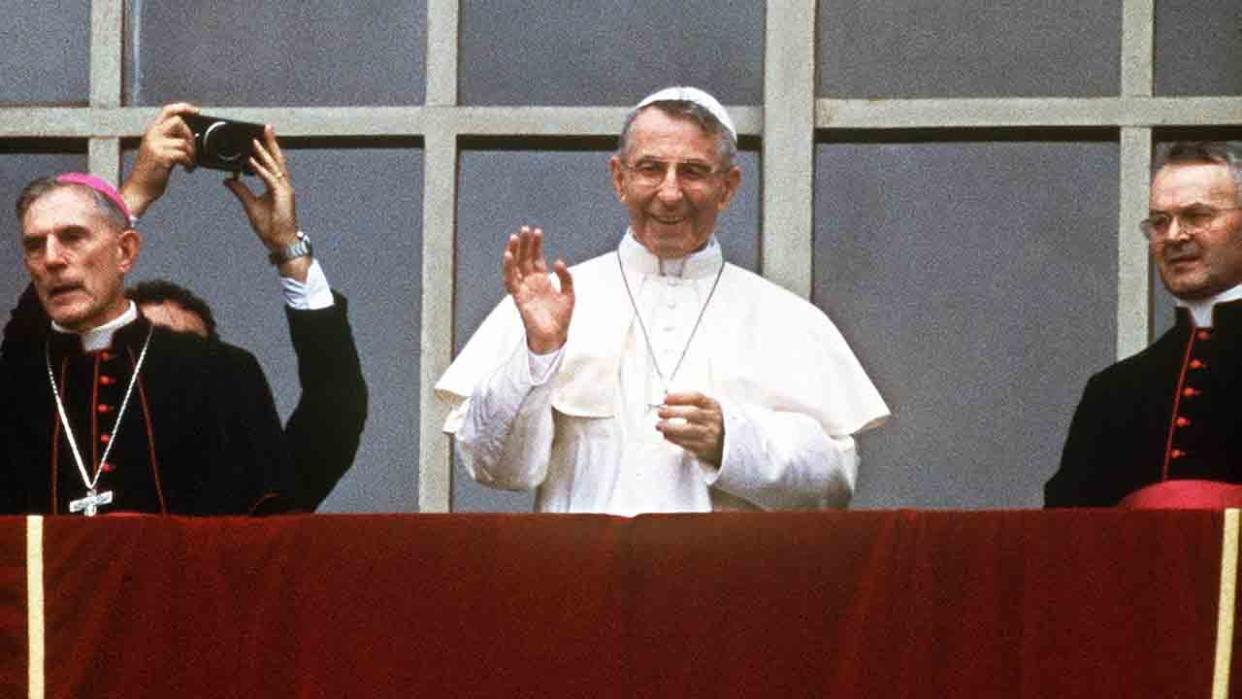 Pope John Paul I smiling