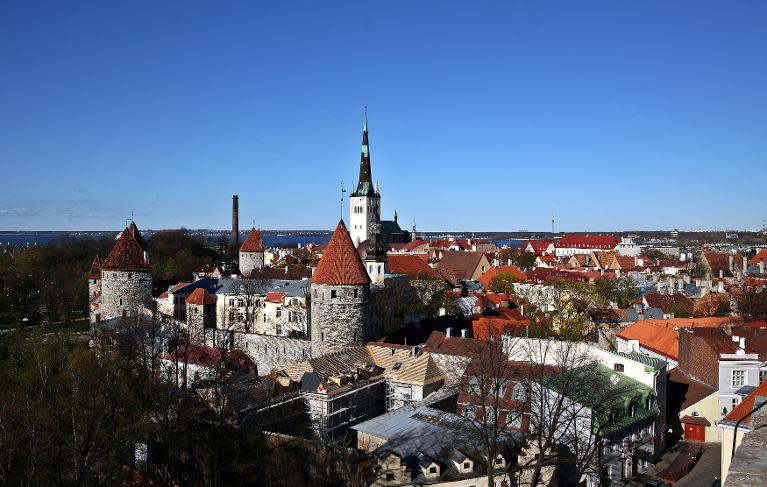 A view of the old city ot Tallinn, pictured on May 10, 2007